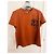 Camiseta Hermès Cartouche de algodón - Marron Alezan Castaño - vista 8