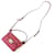 Borsa a tracolla Prada Saffiano rosa - vista 4