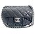 Borsa a tracolla Chanel Matelassé Chain Around Nero