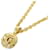 Collana Chanel dorata con pendente D'oro