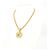 Collana Chanel dorata con pendente D'oro - vista 5