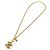 Collana Chanel dorata con pendente D'oro - vista 2