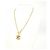 Collana Chanel dorata con pendente D'oro - vista 5