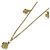 Collana Chanel dorata con pendente D'oro