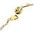 Collana Chanel dorata con pendente D'oro - vista 3