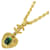 Collana Chanel Oro e Verde D'oro  - vista 1