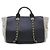 Borsa Chanel Deauville Line 66941 Marrone Nero - vista 2