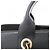 Borsa Chanel Deauville Line 66941 Marrone Nero - vista 6