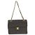 Borsa a tracolla Chanel in pelle nera e marrone Nero