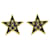 Orecchini Chanel Black and Gold Stud Nero D'oro