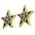 Orecchini Chanel Black and Gold Stud Nero D'oro - vista 2