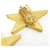 Orecchini Chanel Black and Gold Stud Nero D'oro - vista 6