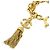 Bracciale con charm Chanel in oro D'oro - vista 2