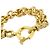 Bracciale con charm Chanel in oro D'oro - vista 3