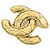 Spilla Chanel dorata D'oro