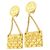 Orecchini a clip dorati Chanel 01132 D'oro - vista 2
