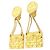 Orecchini a clip dorati Chanel 01132 D'oro - vista 2