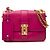 Valentino Pink Leather B Rockstud Flap Shoulder Bag