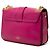 Valentino Pink Leather B Rockstud Flap Shoulder Bag - view 2