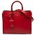 Saint Laurent Borsa Sac De Jour Nano in pelle rossa Rosso