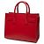 Saint Laurent Borsa Sac De Jour Nano in pelle rossa Rosso - vista 2