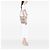 Sac seau Rive Gauche en toile rayée blanche Saint Laurent - vue 9