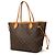 Louis Vuitton Marrone Monogram Neverfull MM - vista 2