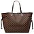 Louis Vuitton Marrone Damier Ebene Neverfull GM