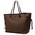 Louis Vuitton Marrone Damier Ebene Neverfull GM - vista 2