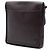LOEWE Bolsa transversal de couro marrom com aba Anagram Castanho escuro - vista 2