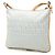 Fendi Beige Zucchino Canvas Crossbody Blu chiaro - vista 2