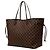Louis Vuitton Marrone Damier Ebene Neverfull GM - vista 2