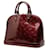 Louis Vuitton Alma PM Vernis Monogram Rosso Bordò  - vista 2