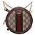 Zaino tondo Gucci Beige Mini GG Supreme Web Ophidia