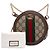 Zaino tondo Gucci Beige Mini GG Supreme Web Ophidia - vista 7