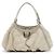 Borsa a tracolla Gucci White Guccissima Abbey D Ring Bianco Bianco sporco