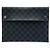 Louis Vuitton Black Damier Graphite Alpha Triple Pochette Nero
