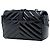 Borsa Baby Chevron in vernice nera con catena monogramma classica Saint Laurent Nero - vista 2