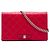 Cartera con cadena Gucci Red Mini Guccissima con lazo
