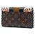 Louis Vuitton Braunes Monogram Wild at Heart Twist Wallet on Chain - Ansicht 2