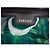 Clutch con zip Versace in PVC verde con stampa jungle - vista 5