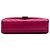 Piccola borsa bustina Saint Laurent in pelle di vitello Chevron Monogram rosa - vista 3