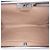 Prada Silver Metallic Saffiano Frame Clutch Silber - Ansicht 4