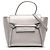 Belt Bag Céline Borsa Belt Celine in pelle di vitello laminata argento Nano