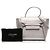 Belt Bag Céline Borsa Belt Celine in pelle di vitello laminata argento Nano - vista 8