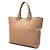 Tote convertibile Prada Beige Vitello Daino con zip frontale - vista 2