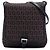 Fendi Braun Zucchino Canvas Crossbody Dunkelbraun