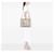 Borsa Prada White Saffiano Lux Double Zip Bianco Bianco sporco - vista 6
