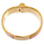 Bracelet Charm Hermès en Or et Rouge Vif Doré  - vue 3