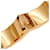 Bracelet Charm Hermès en Or et Rouge Vif Doré  - vue 7